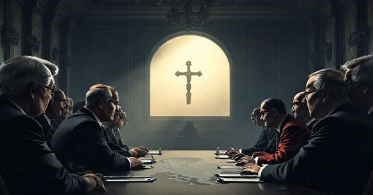 Soborowe przywódcy europejscy ignorują panowanie Chrystusa Króla podczas konferencji pokojowej na temat Ukrainy.