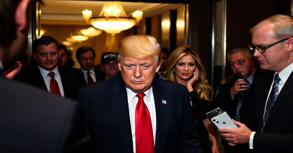 Prezydent Donald Trump i pierwsza dama Melania są ewakuowani przez agentów Secret Service z hotelu Hilton w Washington D.C. podczas kolacji korespondentów Białego Domu 26 kwietnia 2026.