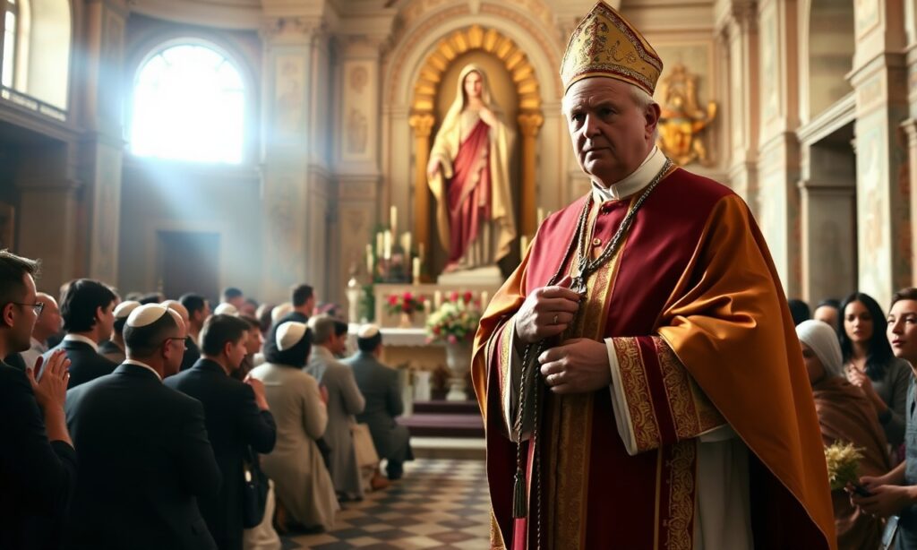 Papież Leo XIV w Sanktuarium Matki Bożej Różańcowej w Pompejach