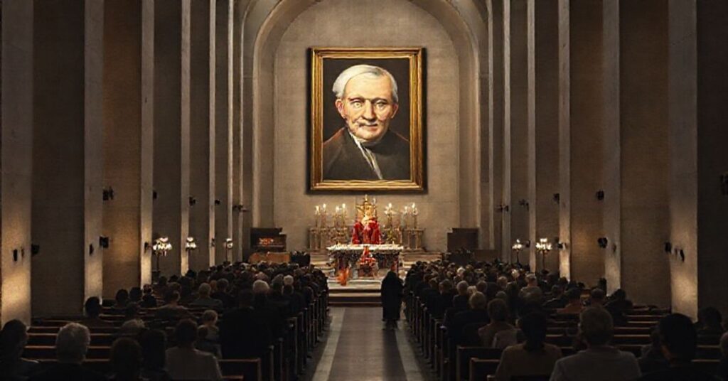 Mroczny widok fałszywej beatyfikacji ks. Carmine De Palma w Bari z kardynałem Marcellem Semeraro