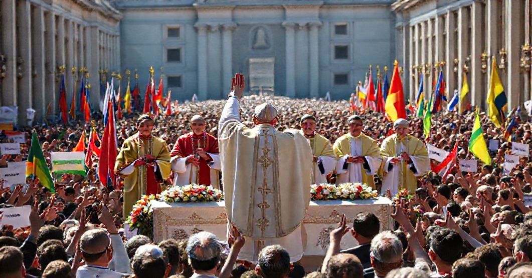 Fałszywa kanonizacja siedmiu osób przez uzurpatora Leona XIV w Watykanie, 19 października 2025