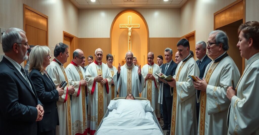 Biskup Wątroba w rzeszowskich szpitalach - wymyślona liturgia bez sakramentów