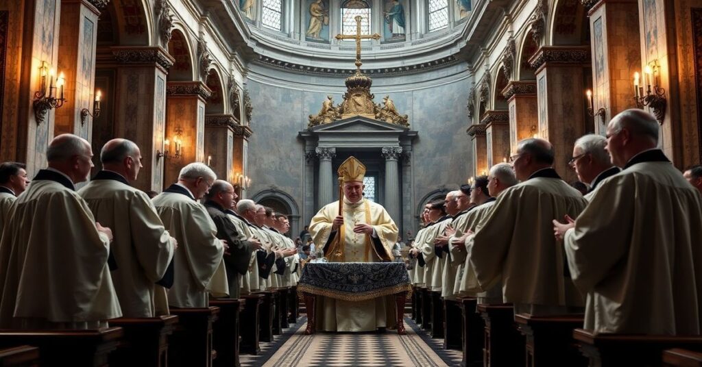 Uroczystość fałszywej ordynacji w Bazylice św. Piotra z anty papieżem Leonem XIV
