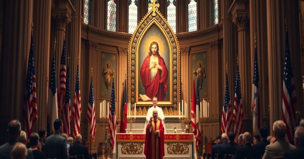 Uroczyście zaszczepienie kultu Najświętszego Serca Jezusa w amerykańskim katolicyzmie liberalnym