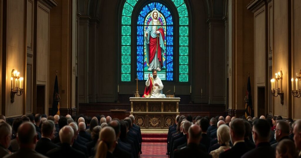 Tradycyjne katolickie sceny krytykujące fałszywe kongresy pokojowe bez Chrystusa Króla