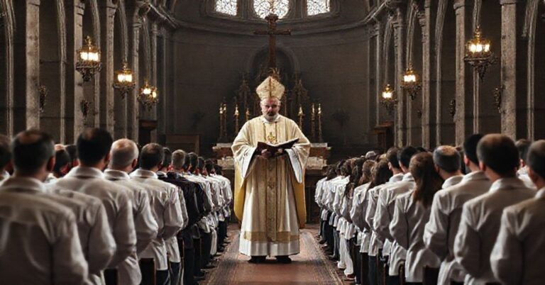 Biskup Roman Pindel udziela fałszywego "ustanowienia lektorów" w kościele pw. Najświętszego Serca Pana Jezusa w Bielsku-Białej