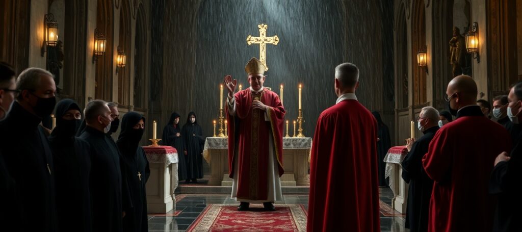 Ceremonia święceń biskupów FSSPX w Écone – schizmatycka iluzja tradycji w deszczowym kościele