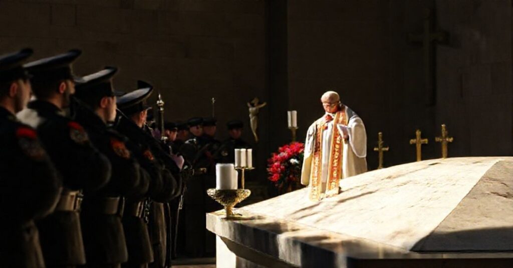 Sobór katolicki przy Grobie Nieznanego Żołnierza w Warszawie z akcentem na liturgię i krzyż Chrystusa