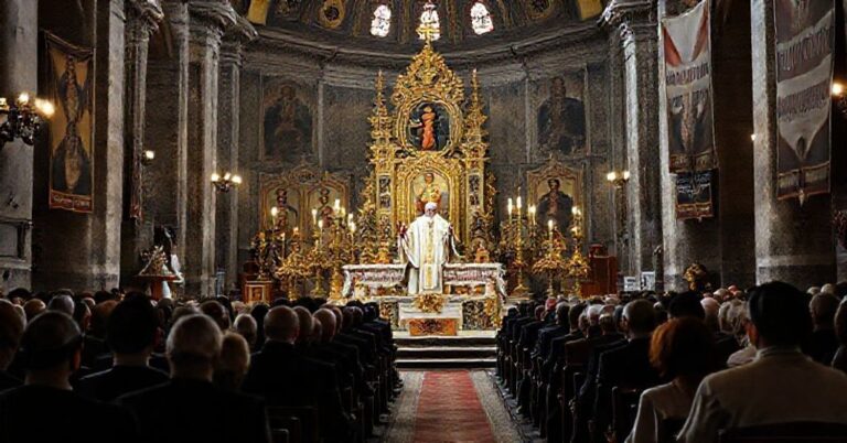 Usurpator na tronie Piotrowym w katedrze Ducha Świętego w Stambule głosi herezję logiki małości