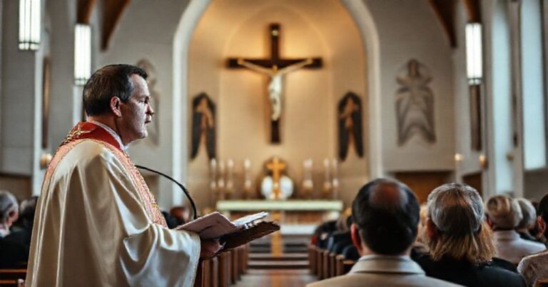 Pokrzywdzony Kościół Katolicki podczas homilii w Świątyni Opatrzności Bożej przez sekciarskiego "biskupa" Lechowicza