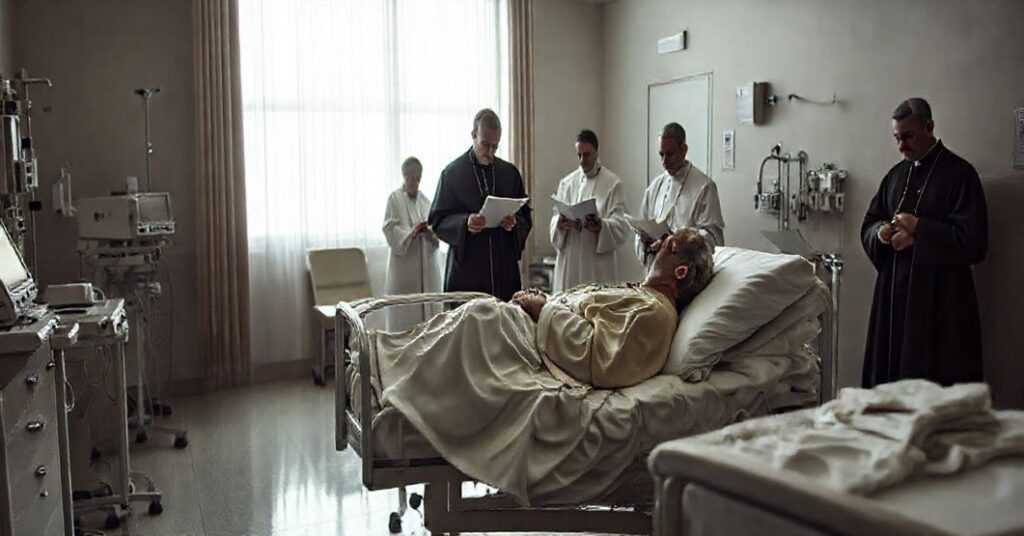 Wizualizacja hospitalizacji "papieża" Leona XIV z perspektywy sedevacantystów.