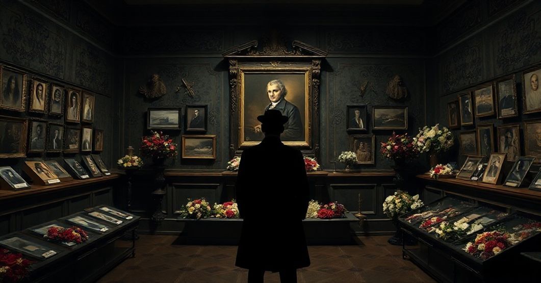 A solemn depiction of the idolization of Chopin and the Romantic era from a Catholic perspective.