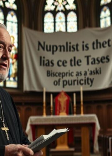 Ingres Biskupa Zadarki w Koszalinie - Herezja Modernizmu Fotografia ingresu biskupa Krzysztofa Zadarki w katedrze koszalińsko-kołobrzeskiej z obecnością nuncjusza apostolskiego abp. Antonio Guido Filipazziego.