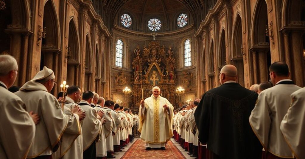 Ceremonia ingresu Grzegorza Rysia w katedrze wawelskiej - symbol apostazji posoborowego establishmentu