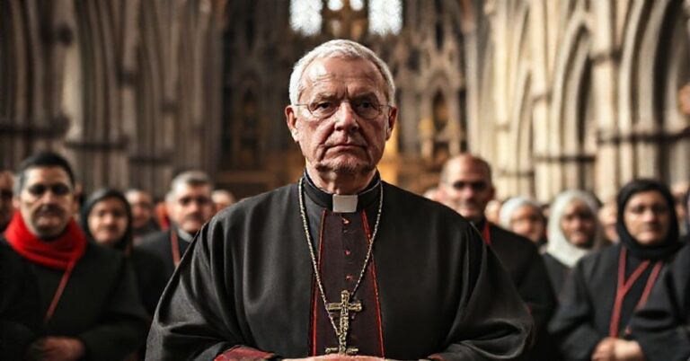 Kontrowersyjny ingres rzekomego "kardynała" Grzegorza Rysia w katedrze na Wawelu, ukazujący modernistyczne odchylenia od katolickiej doktryny.