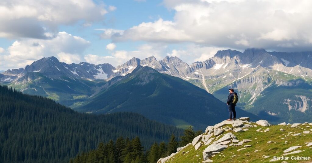 Jasna Góra w promieniach słońca, młody maturzysta modli się przed obrazem Matki Bożej, w oddali widoczny „biskup” Musioł wygłaszający homilię.