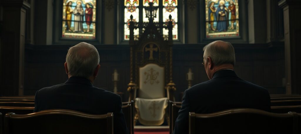 JD Flynn i Ed Condon w tradycyjnym kościele katolickim dyskutują o uzurpatorze Leonie XIV