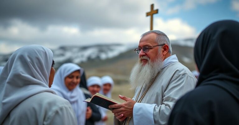 Br. Damian Wojciechowski SJ w Kirgistanie podczas misji wśród muzułmanów