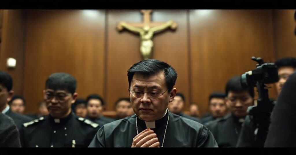 Jimmy Lai w sądzie w Hongkongu - katolicki wydawca skazany za spisek przeciwko Chinom