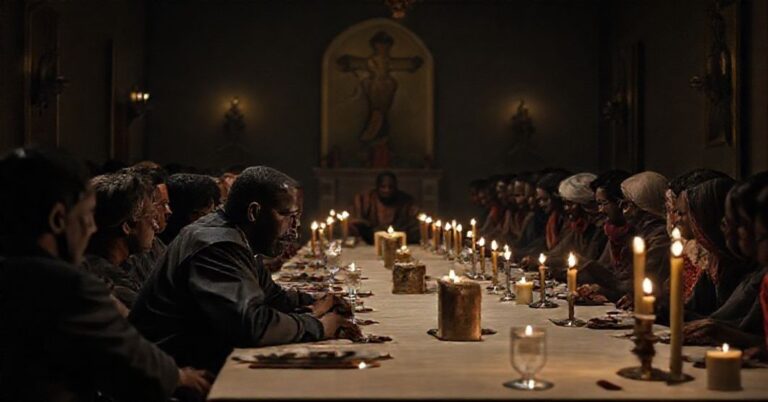 Joseph Awuah-Darko podczas wydarzenia "Ostatniej Wieczerzy" w kontekście eutanazji