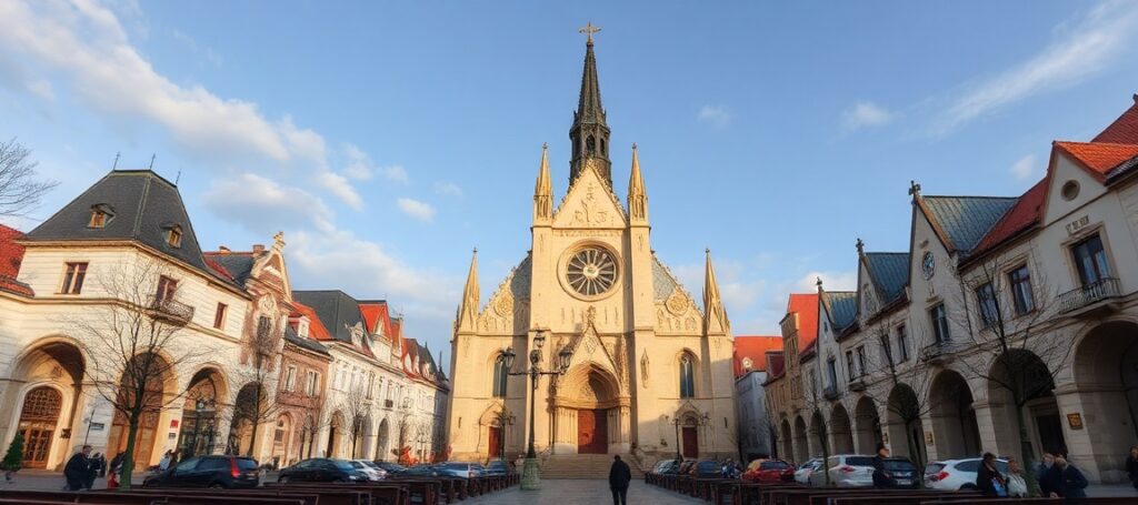 Wnętrze wrocławskiej archikatedry podczas jubileuszu kapłaństwa abp. Józefa Kupnego i bp. Stefana Regmunta. Pustka duchowa i herezja posoborowa.