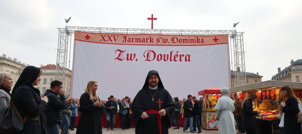 Jubileuszowy Jarmark św. Dominika na warszawskim Służewie - sceny świeckiego festynu bez elementów sakramentalnych