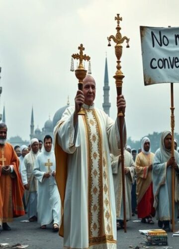 Kapitulacja przed islamskim szantażem: Apostazja posoborowych struktur w Bangladeszu Procesja katolicka w Bangladeszu pod groźbą islamskich ataków na szkoły i kościoły