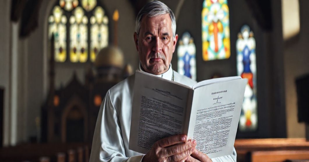 Tradycyjny kapłan katolicki wyraża smutek i oburzenie wobec dokumentu 'Nostra aetate' w klasztorze