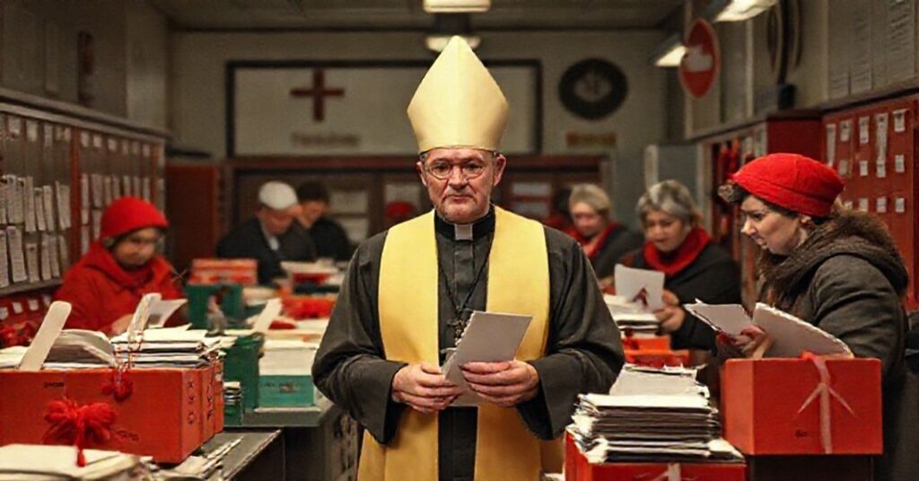 Prawdziwy kapłan katolicki w kontrście z nowoczesnym "duchownym" pracującym na poczcie w Wiedniu