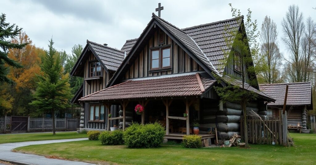 Sedevacantysta kapłan w tradycyjnym habicie symbolizujący upadek Kościoła po Soborze Watykańskim II