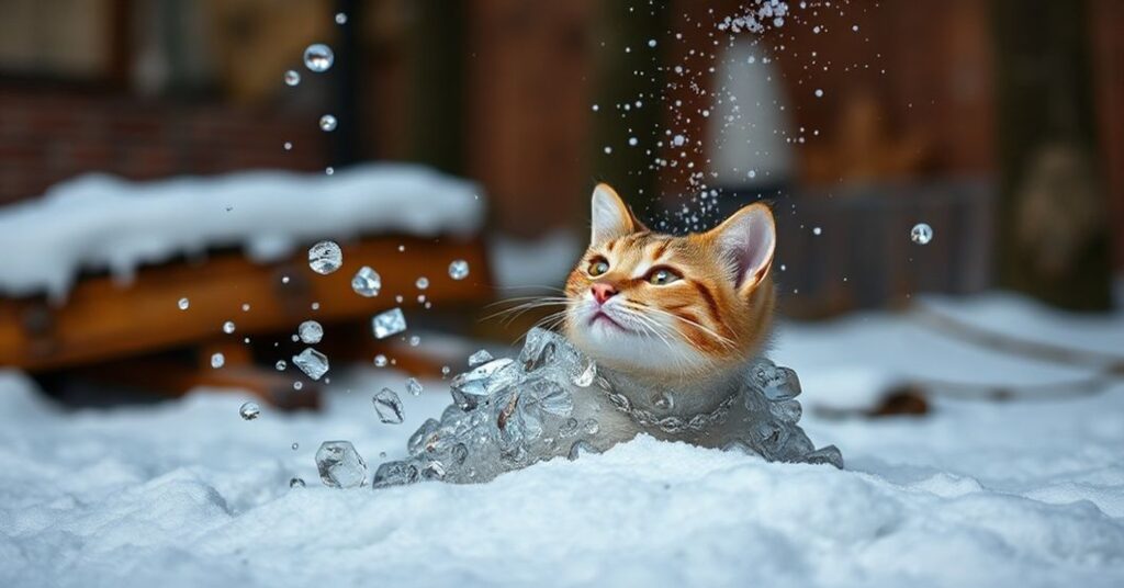 Kapłan w ornaty trydenckim w ruinach Gazy, symbolizujący duchowe odrodzenie