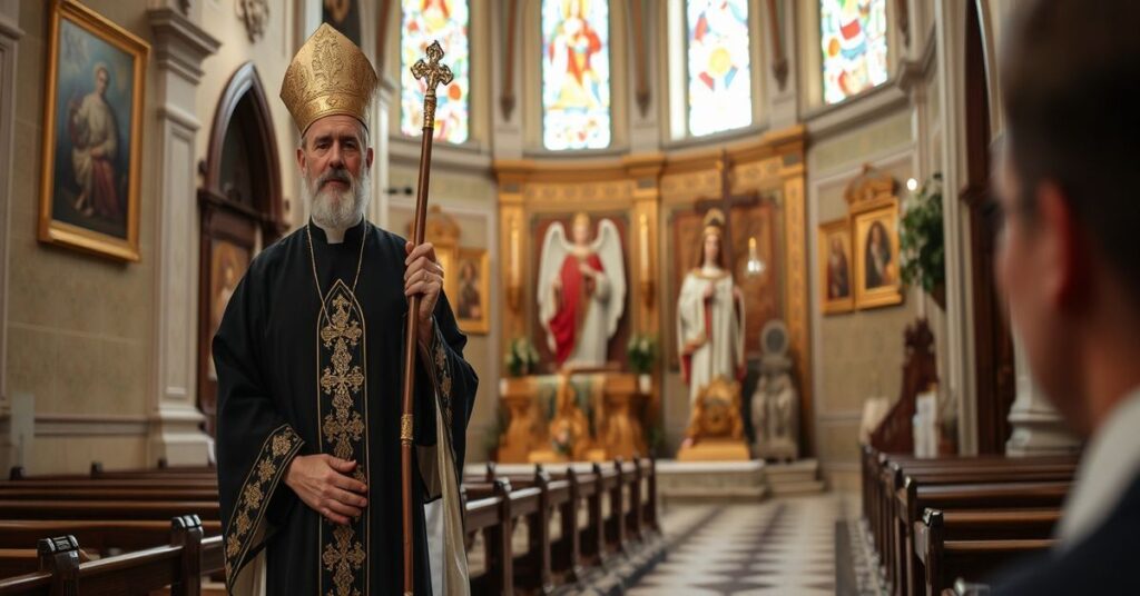 Kard. Grzegorz Ryś podczas Mszy św. w intencji Osób Skrzywdzonych w kościele św. Mikołaja w Krakowie