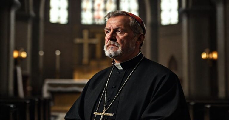 Portret Kardynała Dominika Duki w habit dominikańskim w atmosferze posoborowego chaosu