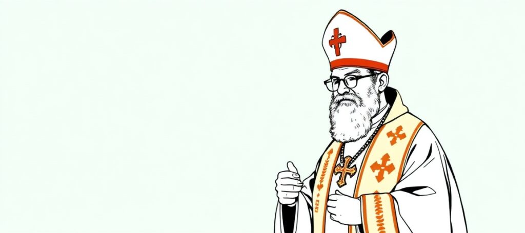 Kardynał José Tolentino de Mendonça i bp Francesco Moraglia na otwarciu pawilonu Stolicy Apostolskiej na Biennale w Wenecji