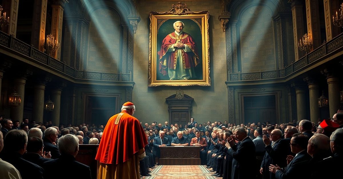 Kardynał Gerhard Müller przemawia do zgromadzenia modernistycznych przywódców kościelnych w Watykanie