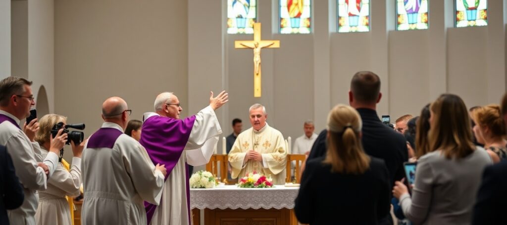 Kardynał Nemet celebrantem apostazji podczas pseudo-mszy w Nitrze - obraz potępienia Soboru Watykańskiego II