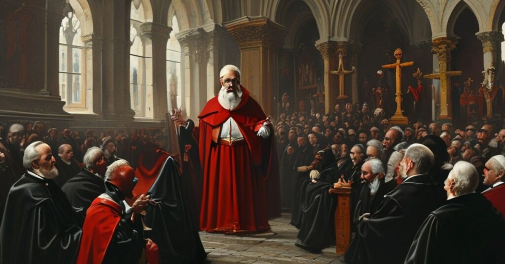 Sobór w Kopenhadze z "kardynałem" Pietro Parolinem podczas Mszy Świętej