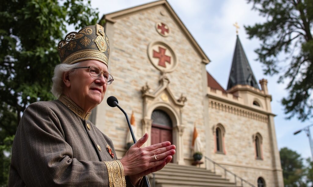 Kardynał Pietro Parolin przemawia w San Giovanni Rotondo podczas obchodów 70-lecia 'Domu Ulgi w Cierpieniu', broniąc uzurpatora Leona XIV.