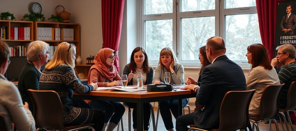 Katecheci z poparciem prezydenta Karola Nawrockiego podczas posiedzenia komisji w Sejmie, debata o projekcie 'Religia lub etyka'