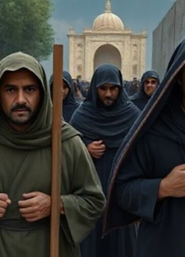 Katoliccy pielgrzymi w Pakistanie po ataku - scena modlitwy i cierpienia Rezystentni katoliccy pielgrzymi w Pakistanie, wyraz cierpienia i modlitwy podczas ataku na drogę do sanktuarium marjowego