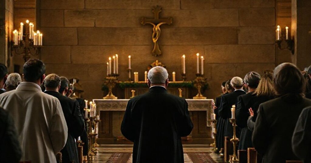 Umiejętna ilustracja katolickiej krytyki świeckiej pamięci Holokaustu z akcentem na brak nadprzyrodzonego wymiaru