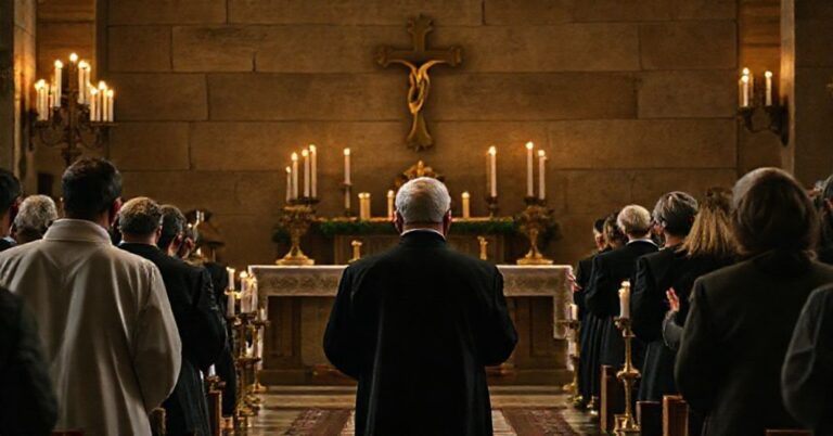 Umiejętna ilustracja katolickiej krytyki świeckiej pamięci Holokaustu z akcentem na brak nadprzyrodzonego wymiaru