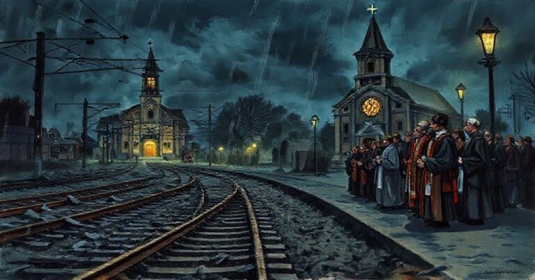 Scena sabotażu na torach kolejowych w Życzyń i Mika w 2025 roku - katolickie perspektywy moralnego upadku Polski