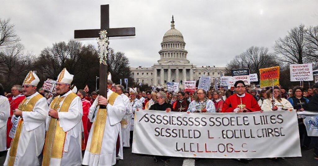 Procesja katolicka w Delaware przeciwko ustawie o wspomaganym samobójstwie