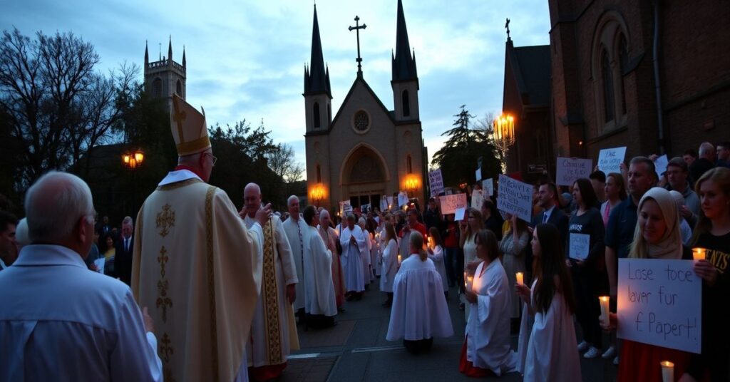 Prawdziwa obecność Chrystusa w Najświętszym Sakramencie podczas uroczystej procesji eucharystycznej w Portland