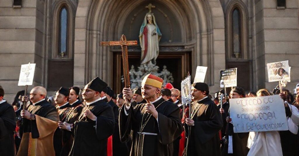 Procesja katolicka w Chicago przeciw ustawie o eutanazji w stanie Illinois