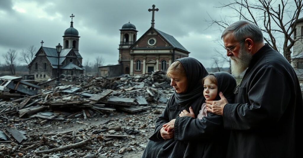 Obraz przedstawiający konsekwencje sankcji UE wobec Rosji i pożyczki dla Ukrainy z tradycyjnego katolickiego punktu widzenia sedevacantystów.