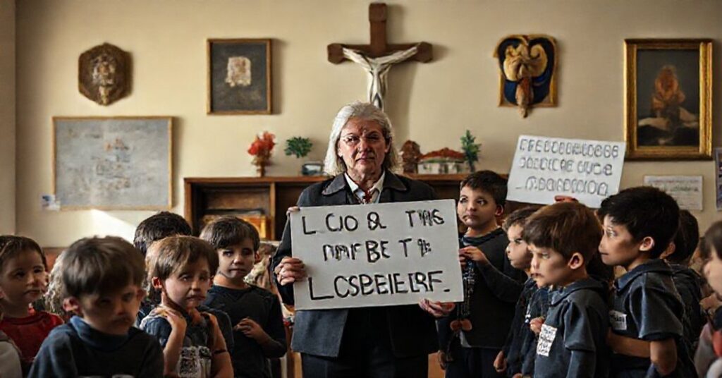 Nauczyciel katolicki w szkołach Kalifornii próbuje chronić uczniów przed propagandą LGBT nakazaną przez państwo.