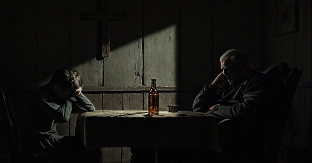 Tradycyjne katolickie ujęcie przedstawiające dramat rodziny Koterskich z powodu alkoholizmu ojca Marka Koterskiego.