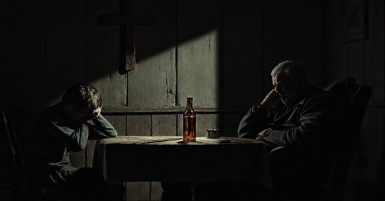 Tradycyjne katolickie ujęcie przedstawiające dramat rodziny Koterskich z powodu alkoholizmu ojca Marka Koterskiego.